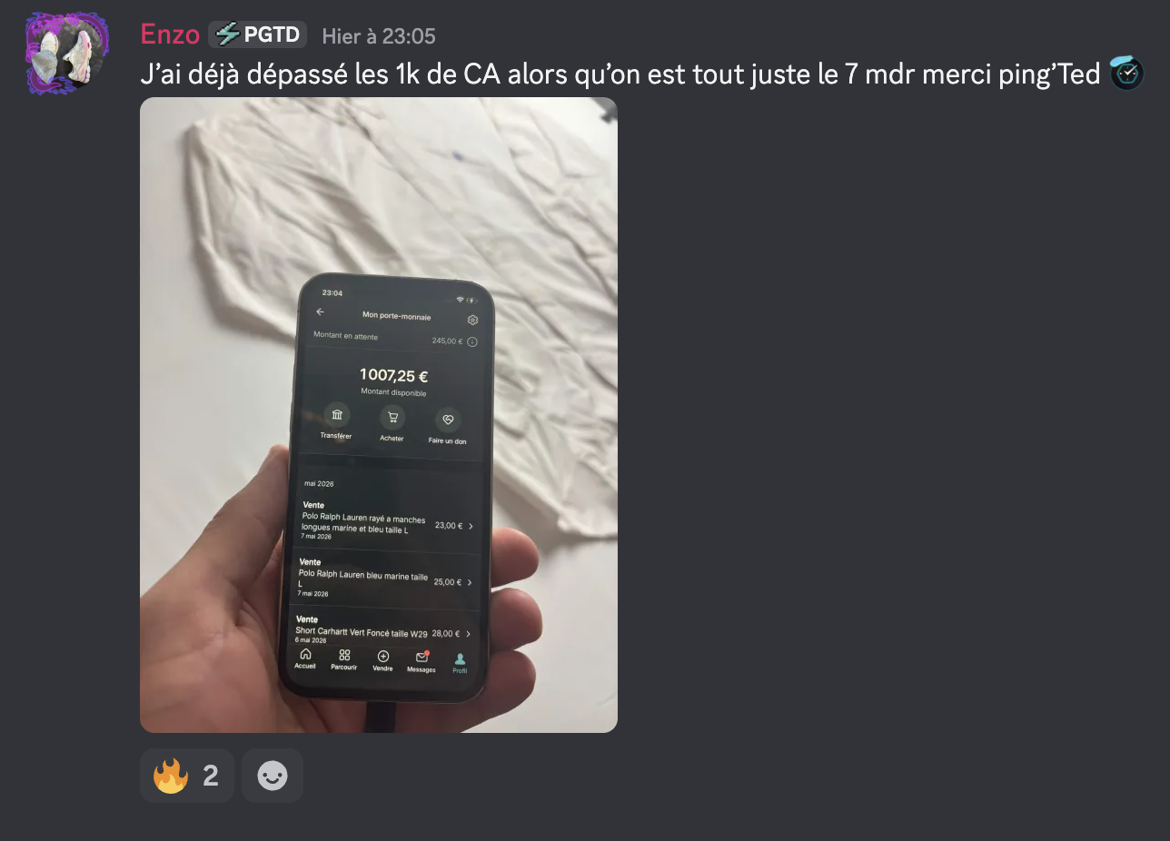 Résultat client 6